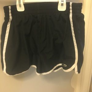 2 pairs!! black champion shorts